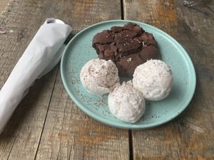 The best cookie I ever had at Love Shack in East London