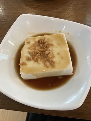 Steamed tofu with ‘pork’ floss - would definitely recommend   at Nova Kitchen - MBK in Bangkok