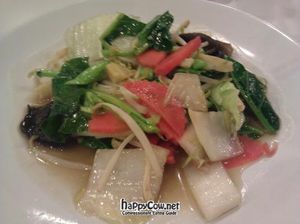 Veggie dish - boring :( at Nova Kitchen - MBK in Bangkok