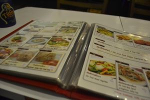 vegan/vegetarian menu at Nova Kitchen - MBK in Bangkok