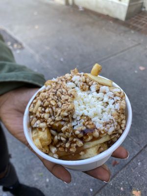 Vegan poutine ! at Fritz European Fry House in Vancouver