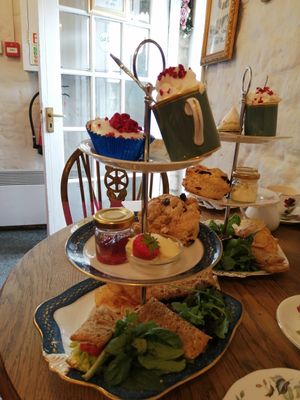 Vegan afternoon tea at Teashop By The Canal in Newbury