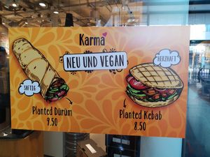 Dürüm and kebab at Karma in Zug