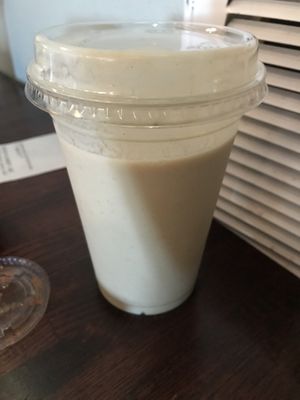 Peanut power smoothie 💕  at Cherrywood Coffeehouse in Austin