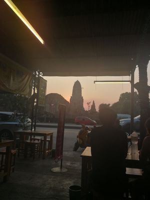 Dinner with a view! at Noodle Soup  in Ayutthaya