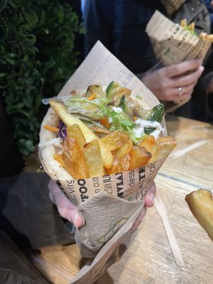 Vegan wrap   at The Olive Street Food  in Bruges