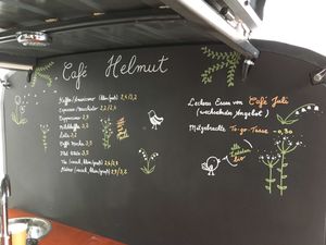 Organic market, Münsterplatz, Aachen at Cafe Helmut - Food Truck in Aachen