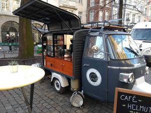Organic market, Münsterplatz, Aachen at Cafe Helmut - Food Truck in Aachen