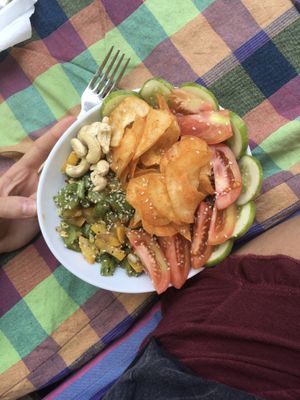 Poke bowl 🌿🌿 at Ahimsa Vegan Cafe in Arugam Bay