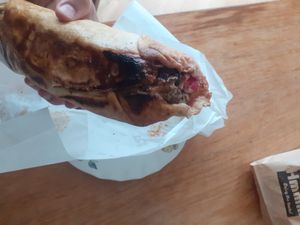 Vegan wrap at Ali's Lebanese Incredible Sandwiches in The Hague