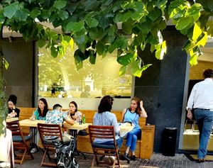 Terrace at Ali's Lebanese Incredible Sandwiches in The Hague