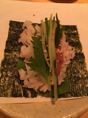 Cucumber ume at Gonpachi - Harajuku in Tokyo