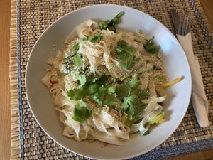 Rice noodles  at Las Weges in Krakow