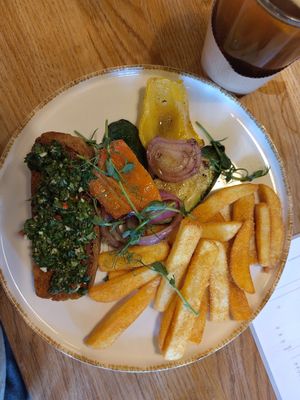 Stek seitan at Las Weges in Krakow