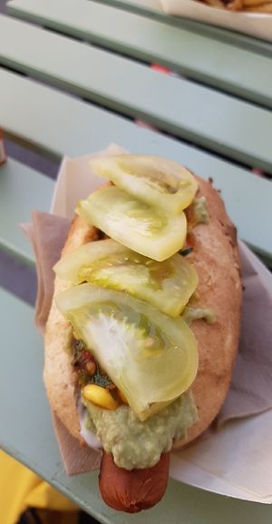 Special of the day at Plantepølsen in Copenhagen