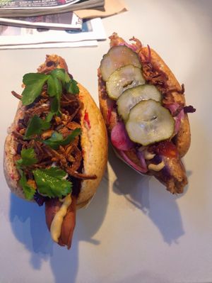 We loved it! at Plantepølsen in Copenhagen