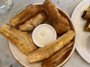Yukka fries  at Rosalinda in Toronto