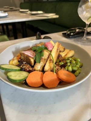 Tofu bowl. My friend loved it!   at Rosalinda in Toronto