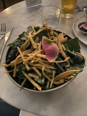 Kale and Rocket Caesar Salad   at Rosalinda in Toronto