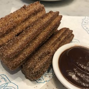 Spiced churros  at Rosalinda in Toronto