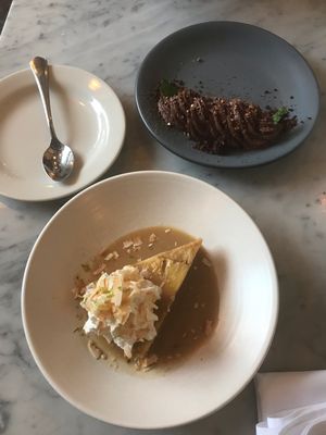 Tres Leches & Chocolate Mousse at Rosalinda in Toronto