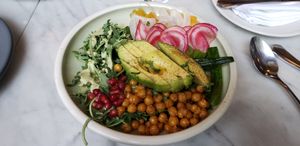 Seasonal salad. Photo taken at brunch in March 2019. at Rosalinda in Toronto