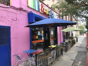 Outdoor seating  at Haab - Park Williamsburg in Brooklyn