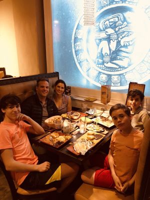 The wife and I eat vegan but the kids did not at Mayan Kitchen in Chattanooga