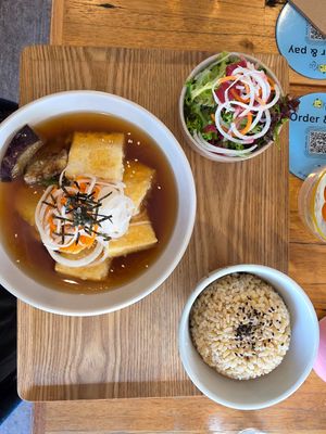 Agadashi tofu at KUU in South Melbourne