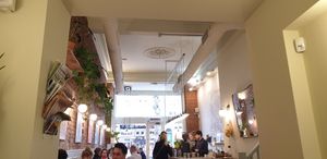 Inside at Leafwild Cafe in West London