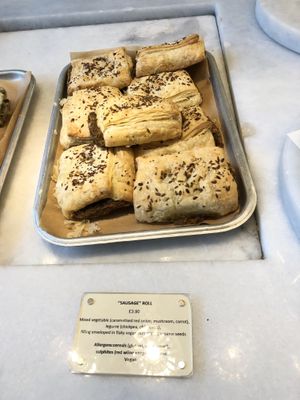 ‘Sausage’ roll at Leafwild Cafe in West London