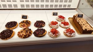 Tartelettes  at Succulente Patisserie Végétale in Brussels