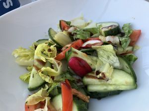 salad on the side at Alge in Heidelberg