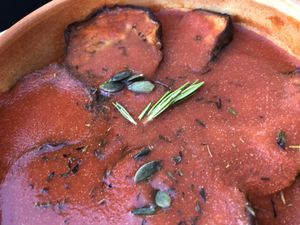 risotto w/ eggplants at Alge in Heidelberg