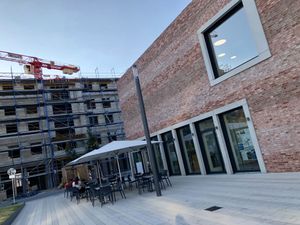 outside at Alge in Heidelberg