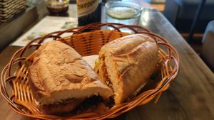Banh Mi with tofu at My Banh Mi in Ho Chi Minh City