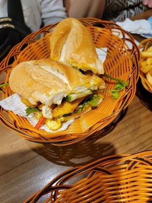 Tofu with Mushroom 🍄 pate  #Veganuary at My Banh Mi in Ho Chi Minh City
