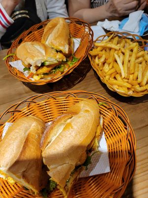 And a side of fries 🍟  #Veganuary at My Banh Mi in Ho Chi Minh City