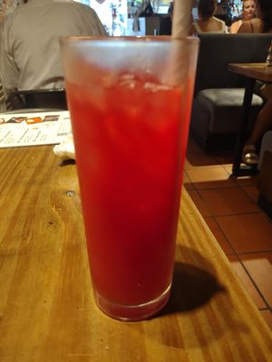 Watermelon ginger juice at My Banh Mi in Ho Chi Minh City