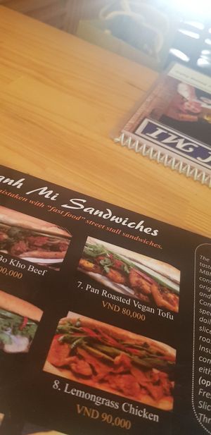 Bánh mi vegan at My Banh Mi in Ho Chi Minh City