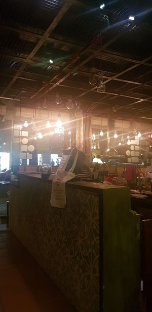 My bánh mi inside at My Banh Mi in Ho Chi Minh City