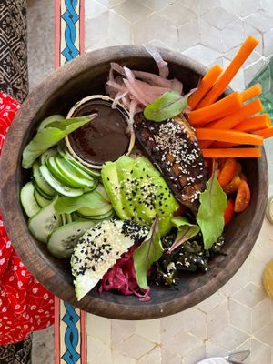 Asian inspired Bowl  at Let's Be in Tamraght