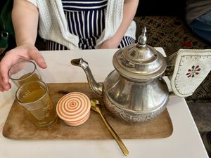 Tea   at Let's Be in Tamraght