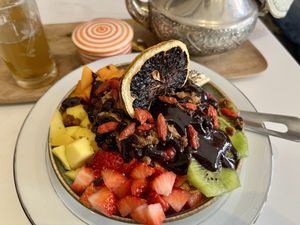 Acai bowl   at Let's Be in Tamraght