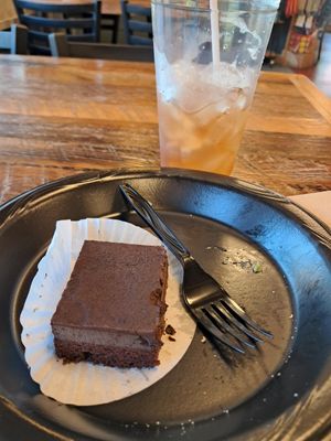 Chocolate Torte Bar at Rudder's Cafe in Port Clinton