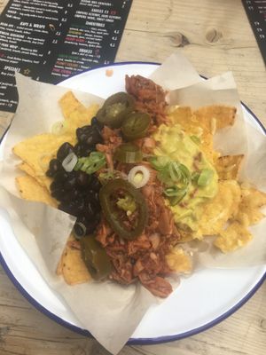 Vegan nachos! at Wicked Vegan in South West London