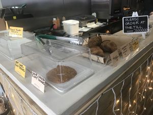 Front counter at Wicked Vegan in South West London