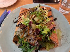 Vegan crêpe Skogen at Creperie de Mari in Oslo