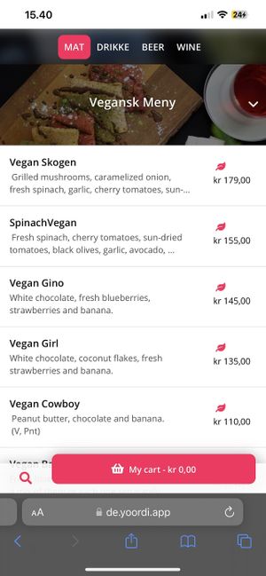   at Creperie de Mari in Oslo