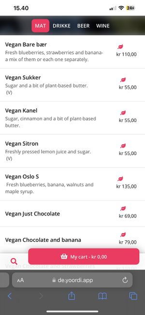   at Creperie de Mari in Oslo